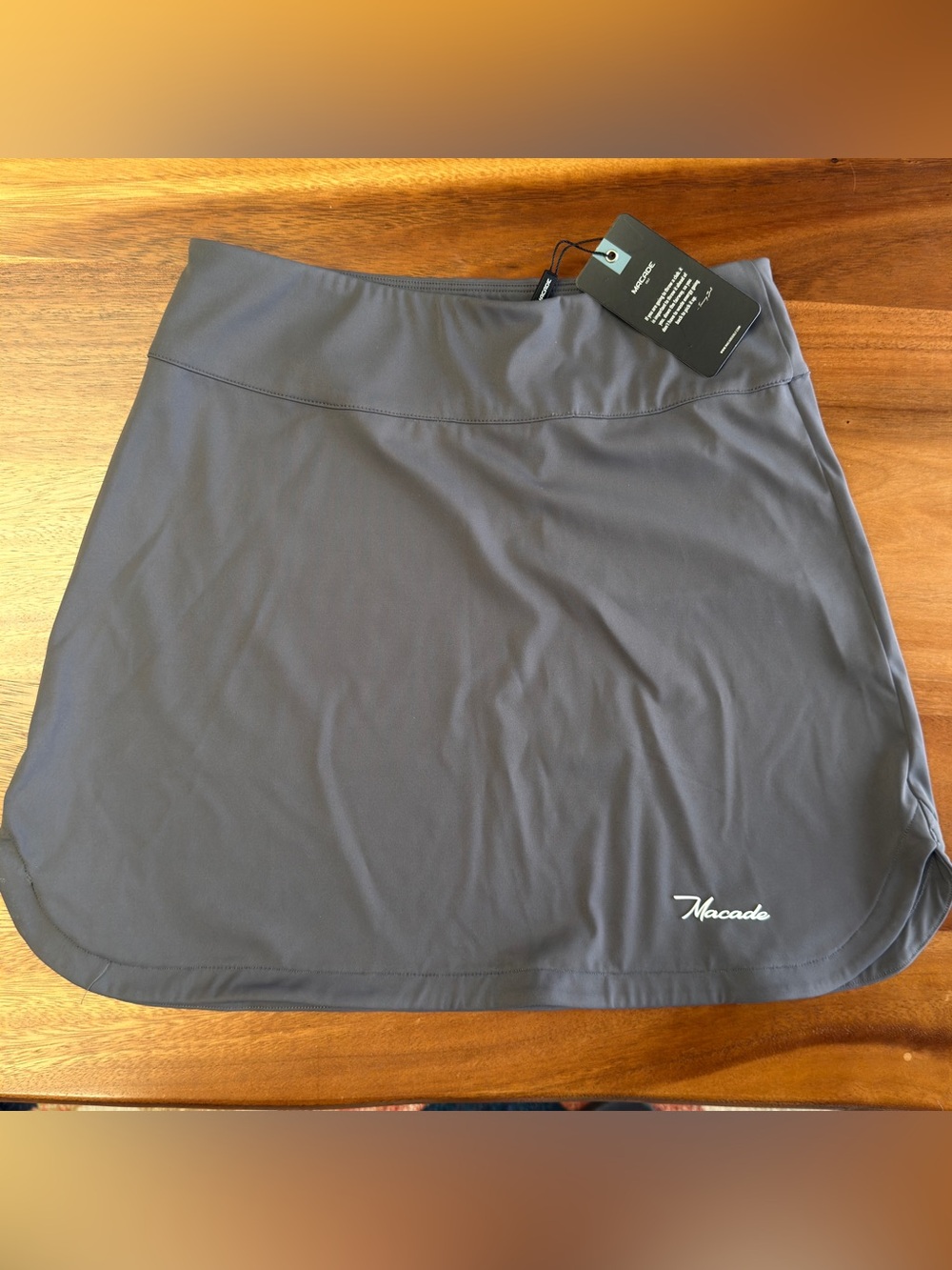 NWT Macade Golf Flex Skort in Charcoal